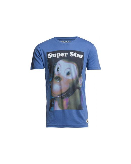 Polo T-Shirt Bright Cobalt Jack & Jones pour homme en coloris Blue