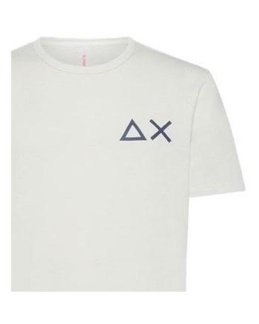 T-shirt T34105 Sun 68 pour homme en coloris White