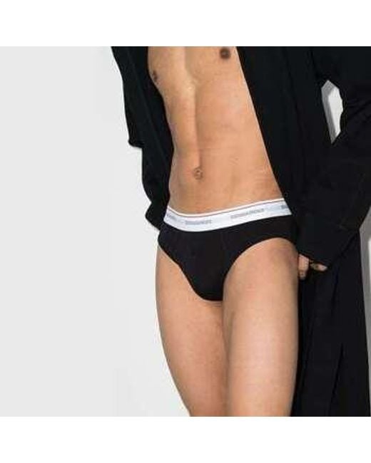 Slips DSquared² pour homme en coloris Black