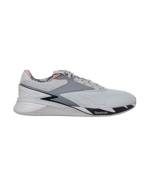 Ville basse Nano X3 Reebok en coloris Gray