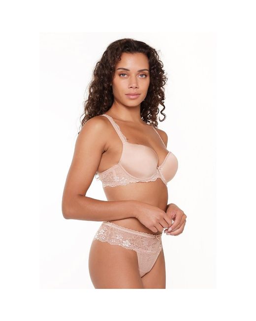 Culottes & slips String en dentelle Basique Lingadore en coloris Natural