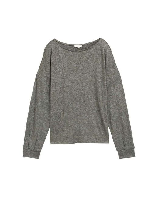 Pull 5660001 Tom Tailor en coloris Gray