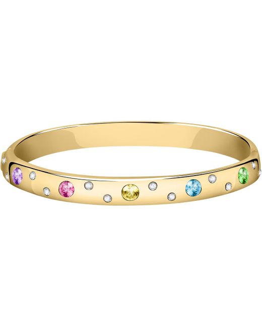 Bracelets Jonc en Acier Jaune et Cristal Multicolore Morellato en coloris Metallic
