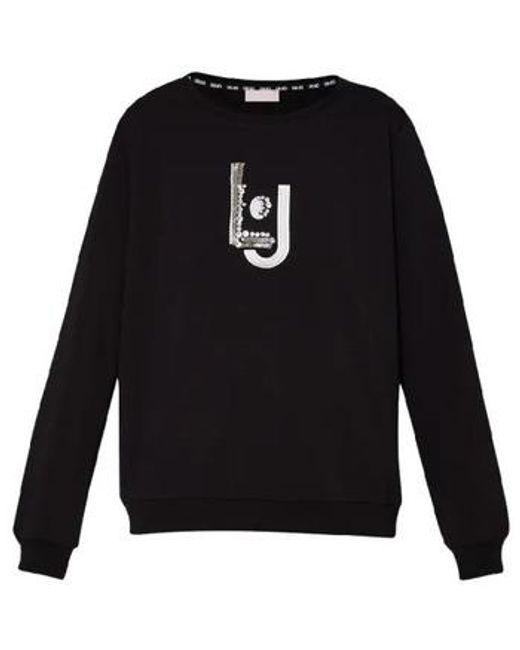 Sweat-shirt Liu Jo en coloris Black