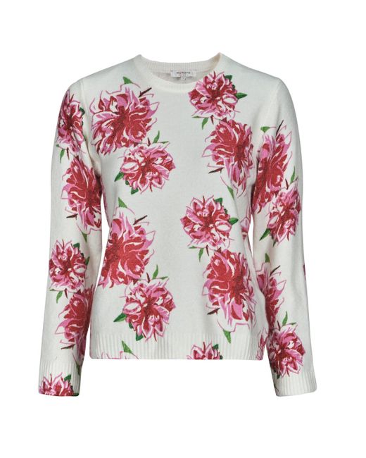 Maglione Mflower di Morgan in Pink