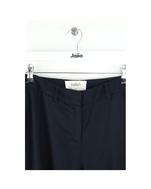 Pantalon Pantalon slim en coton bleu Ba&sh en coloris Blue
