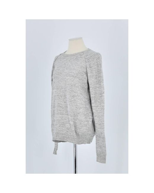 Pull Pull en coton gris Sandro en coloris Gray