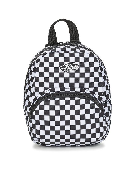 vans black mini backpack