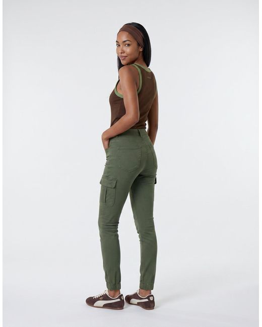 Pantalon ONLY en coloris Green