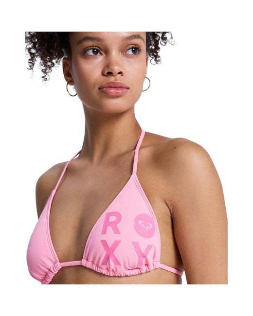 Maillots de bain Solid Essentials TS Set Roxy en coloris Pink