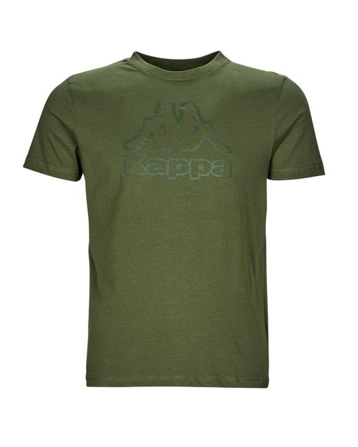 Kappa T-shirt Korte Mouw Creemy in het Green voor heren