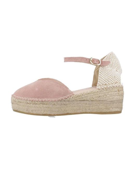 Espadrilles JAVA22 Macarena en coloris Pink