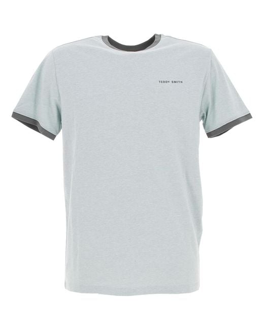 T-shirt The-tee 2 r mc Teddy Smith pour homme en coloris Gray