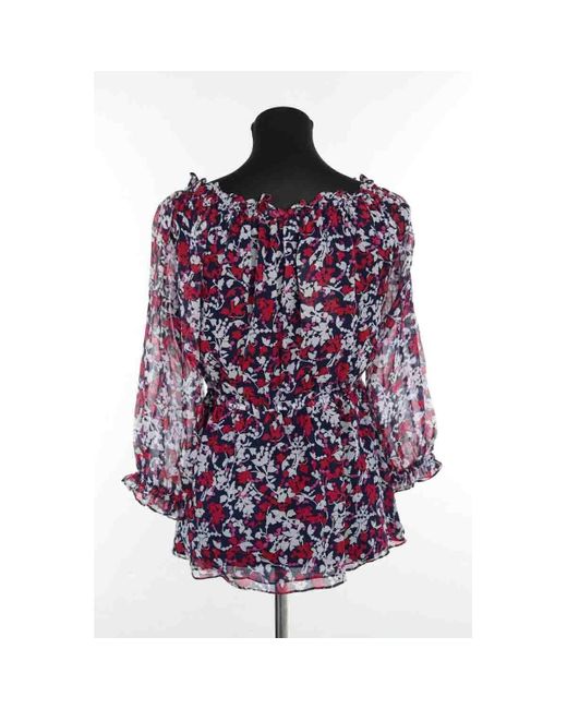 Blouses Blouse en soie rose Diane von Furstenberg en coloris Purple