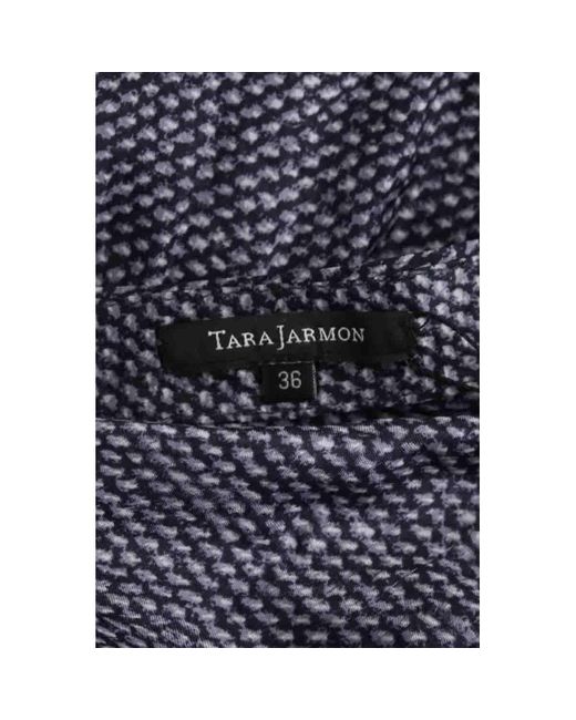 Blouses Blouse en soie noire Tara Jarmon en coloris Blue
