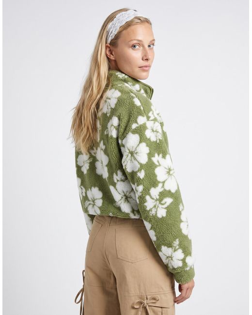 Roxy Green Fleecepullover Jive Talking Bonded