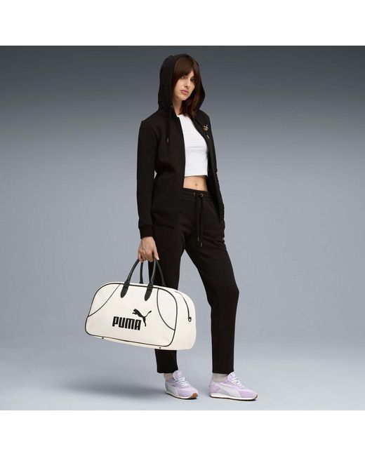 PUMA Trainingspak Metallic Hooded Sweat Suit Fl Op in het Black