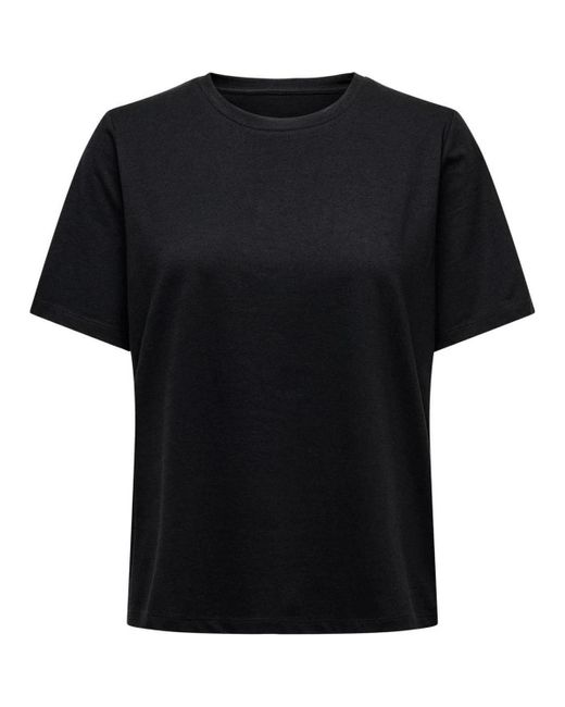 T-shirt ONLS/S TEE JRS NOOS 15270390 ONLY en coloris Black