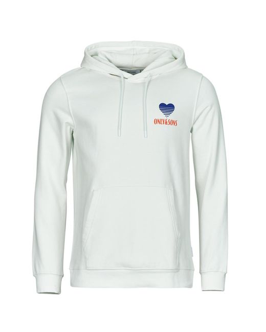 Only & Sons Capuchon Sweaters Onsaugusto in het Blue voor heren
