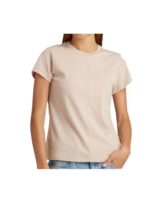 T-shirt G STAR - Tee Shirt - beige G-Star en coloris Natural