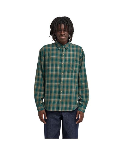 Chemise Button Down Regular Flannel Element pour homme en coloris Green