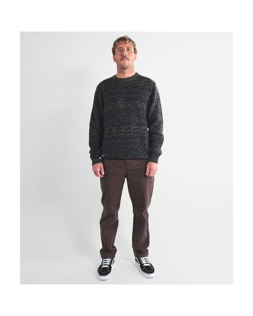 Pull Pull Jacquard Lineup Oxbow pour homme en coloris Blue