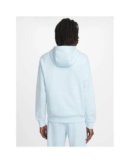 Sweat-shirt M nsw club hoodie po bb Nike pour homme en coloris Blue