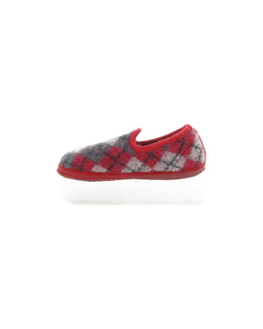 Chaussons CHARENTAISE Haflinger pour homme en coloris Red