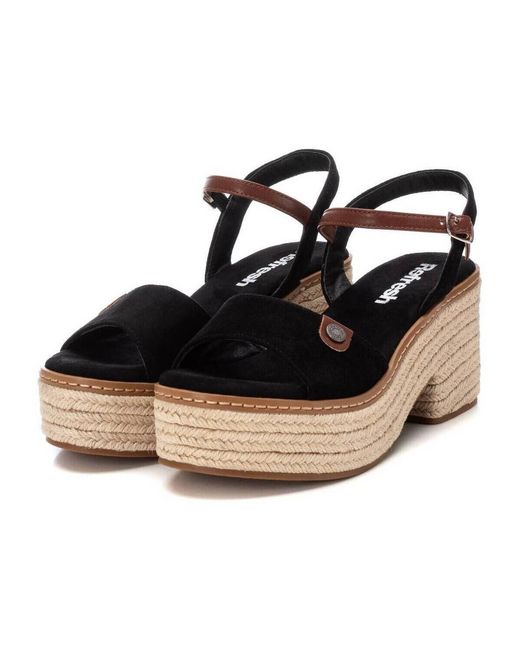 Espadrilles 172578 Refresh en coloris Black