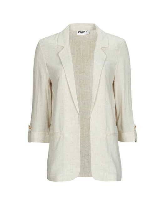 ONLY Blazer Onlsiesta 3/4 in het White