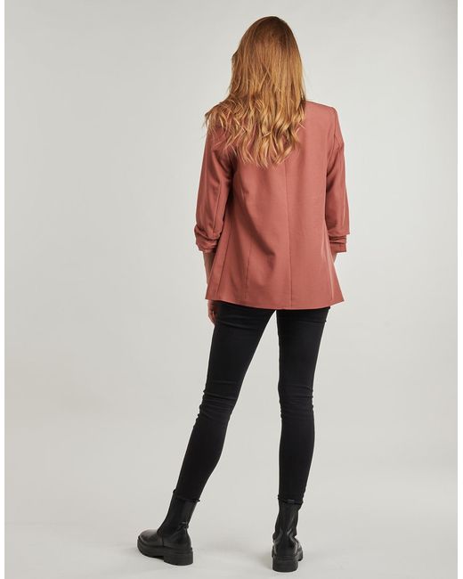 Pieces Blazer Pcbossella in het Pink