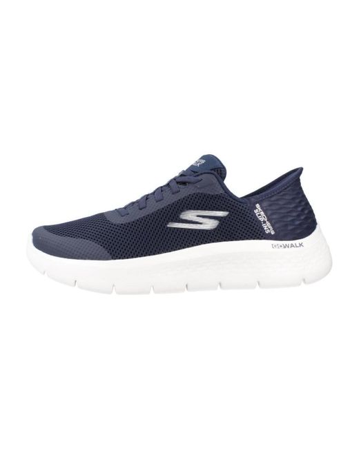 Skechers Sneakers Slip-Ins Go Walk Flex in het Blue