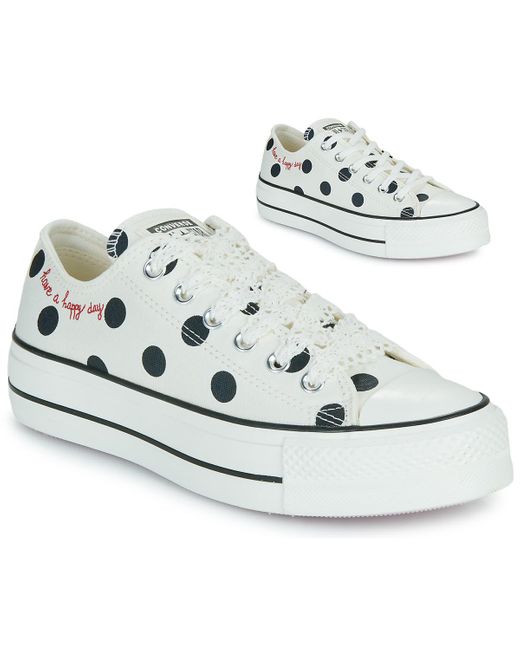 Baskets basses CHUCK TAYLOR ALL STAR LIFT Converse en coloris Metallic