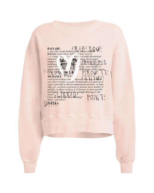 Polaire Comfy Graphic Sweatshirt Deha en coloris Pink