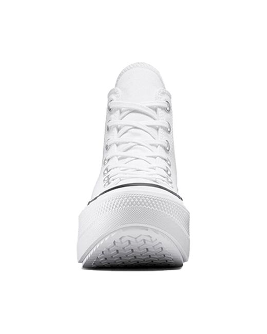 Baskets UNISEX CHUCK TAYLOR ALL STAR LIFT DOUBLE STACK HIGH Converse en coloris White