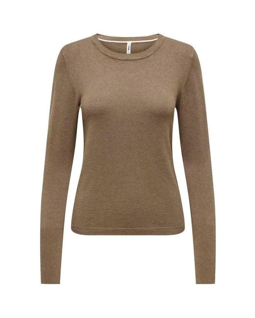 Pull 80630 ONLY en coloris Brown