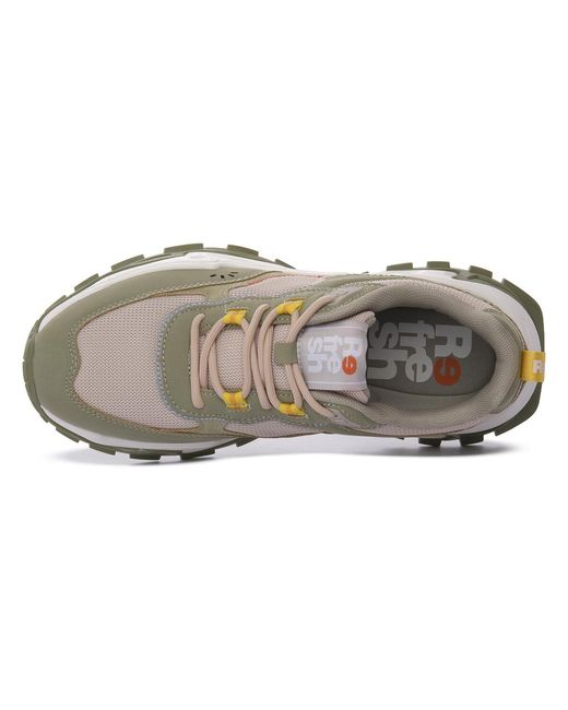 Baskets basses KAKI Refresh en coloris Green