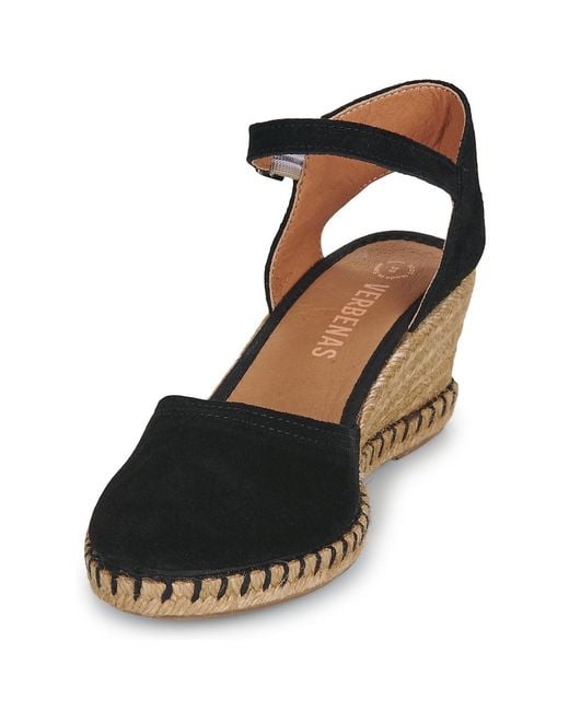 Verbenas Black Espadrilles Malena