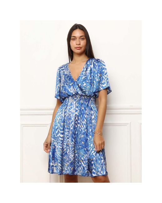 La Modeuse Jurk 75109_P177506 in het Blue