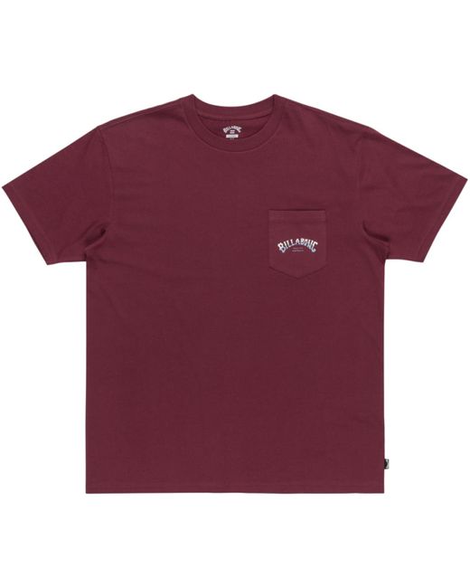 T-shirt Stacked Arch Tee Billabong pour homme en coloris Purple