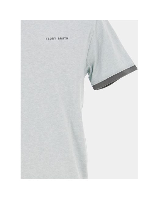 T-shirt The-tee 2 r mc Teddy Smith pour homme en coloris Gray