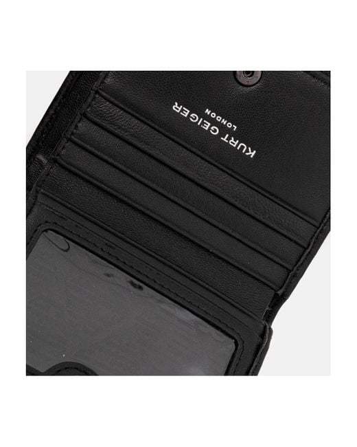 Portefeuille MINI PURSE KENSINGTON DR Kurt Geiger en coloris Black