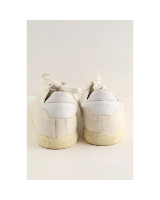 Baskets basses Baskets en cuir écrues IRO en coloris White