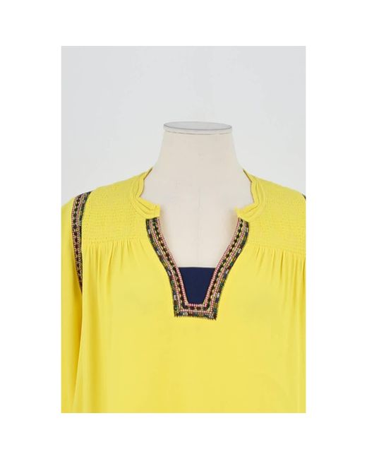 Blouses Blouse jaune Ba&sh en coloris Yellow