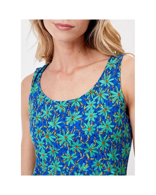 Robe courte Robe maille bretelles fluide DANI La Fiancee Du Mekong en coloris Blue