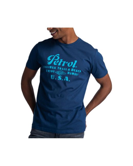 T-shirt M-1040-TSR600 Petrol Industries pour homme en coloris Blue