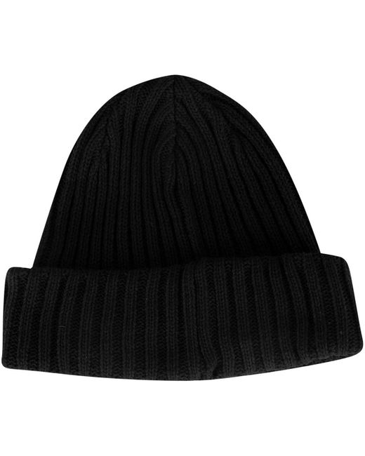 levi's ribbed beanie black