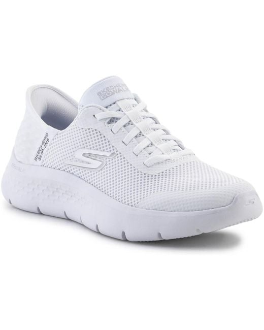 Baskets basses Slip-ins: GO WALK Flex - Grand Entry 124836-WHT White Skechers