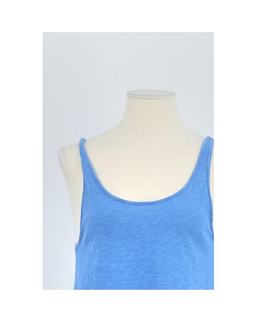 Blouses Top sans manche en coton Ba&sh en coloris Blue