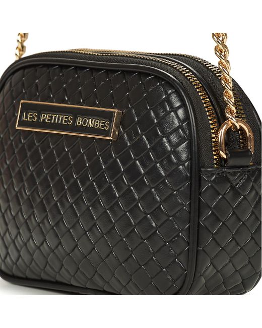 Les Petites Bombes Black Umhängetasche Albane